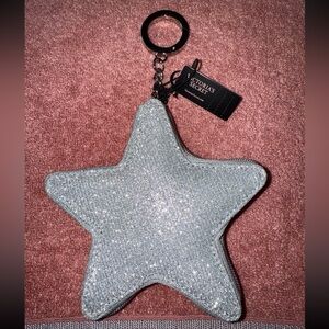 Victoria’s Secret PINK STAR Shaped Pouch KEYCHAIN